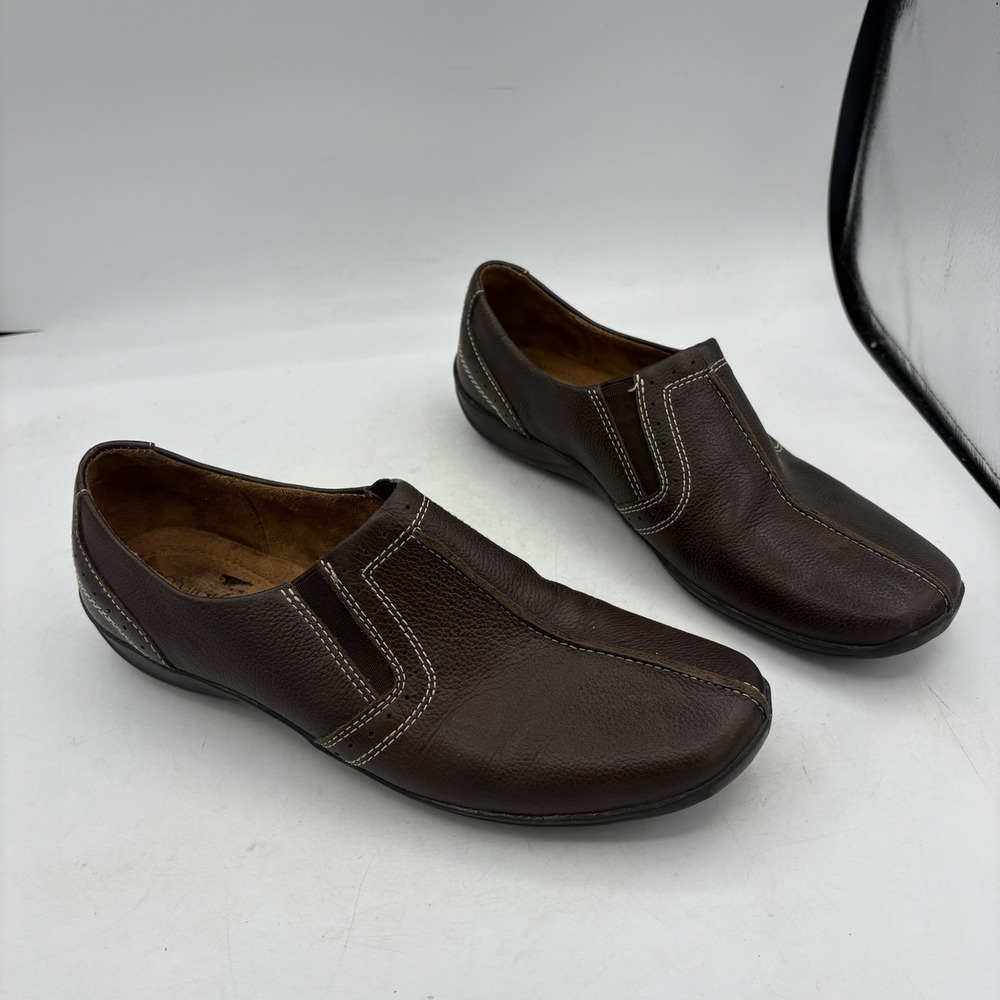 Natural Soul By Naturalizer Shoes Womens Size‎ 9 M Fernard Brown Loafers Leather